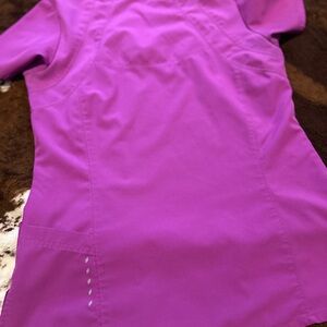 Barco Uniforms Purple V-Neck Top